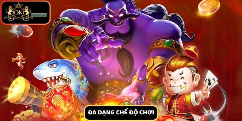 Trải nghiệm đa dạng chế độ chơi game bắn cá nổ hũ